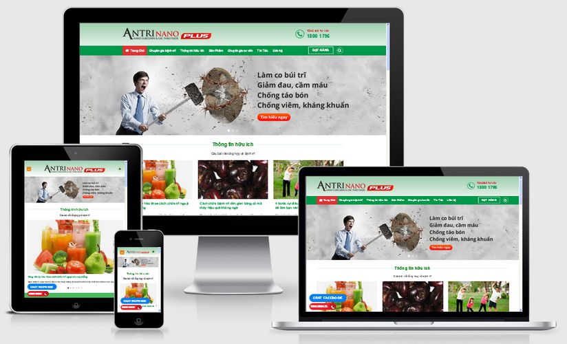 Thiết kế web giới thiệu công ty tại Vĩnh Phúc chuẩn SEO chuẩn mobile